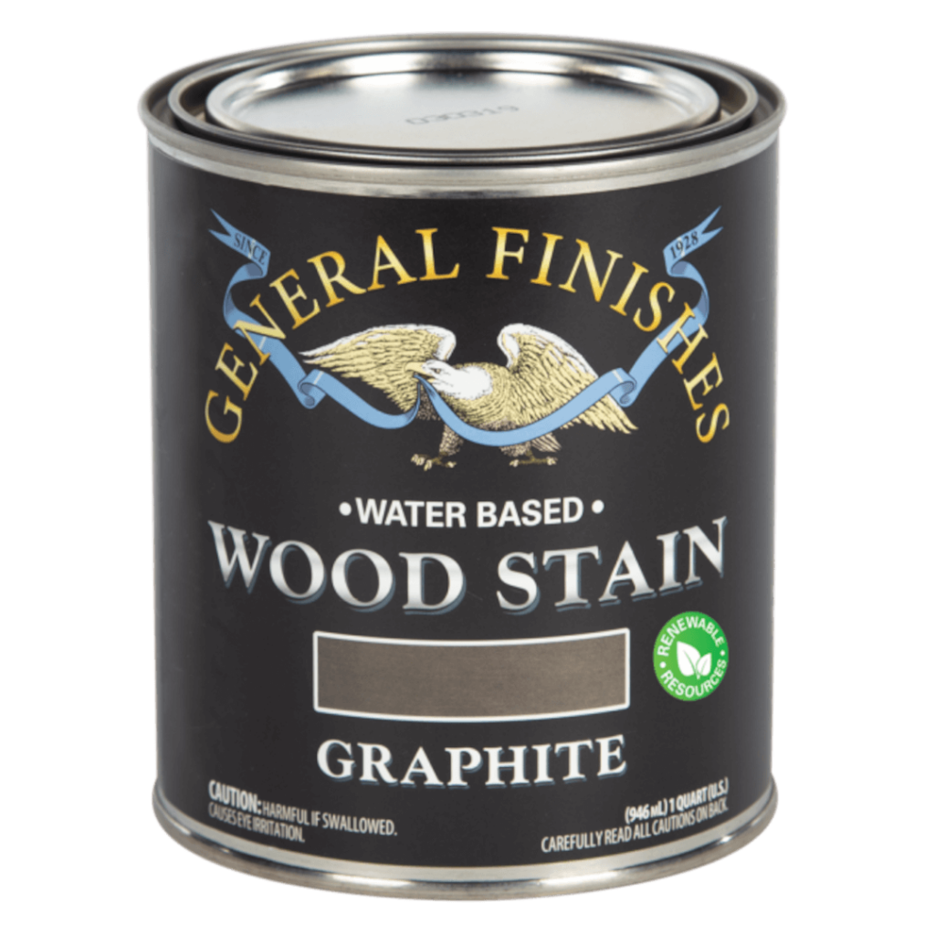 General Finishes water-based wood stain: a high-quality stain for wood surfaces, providing rich color and easy application.