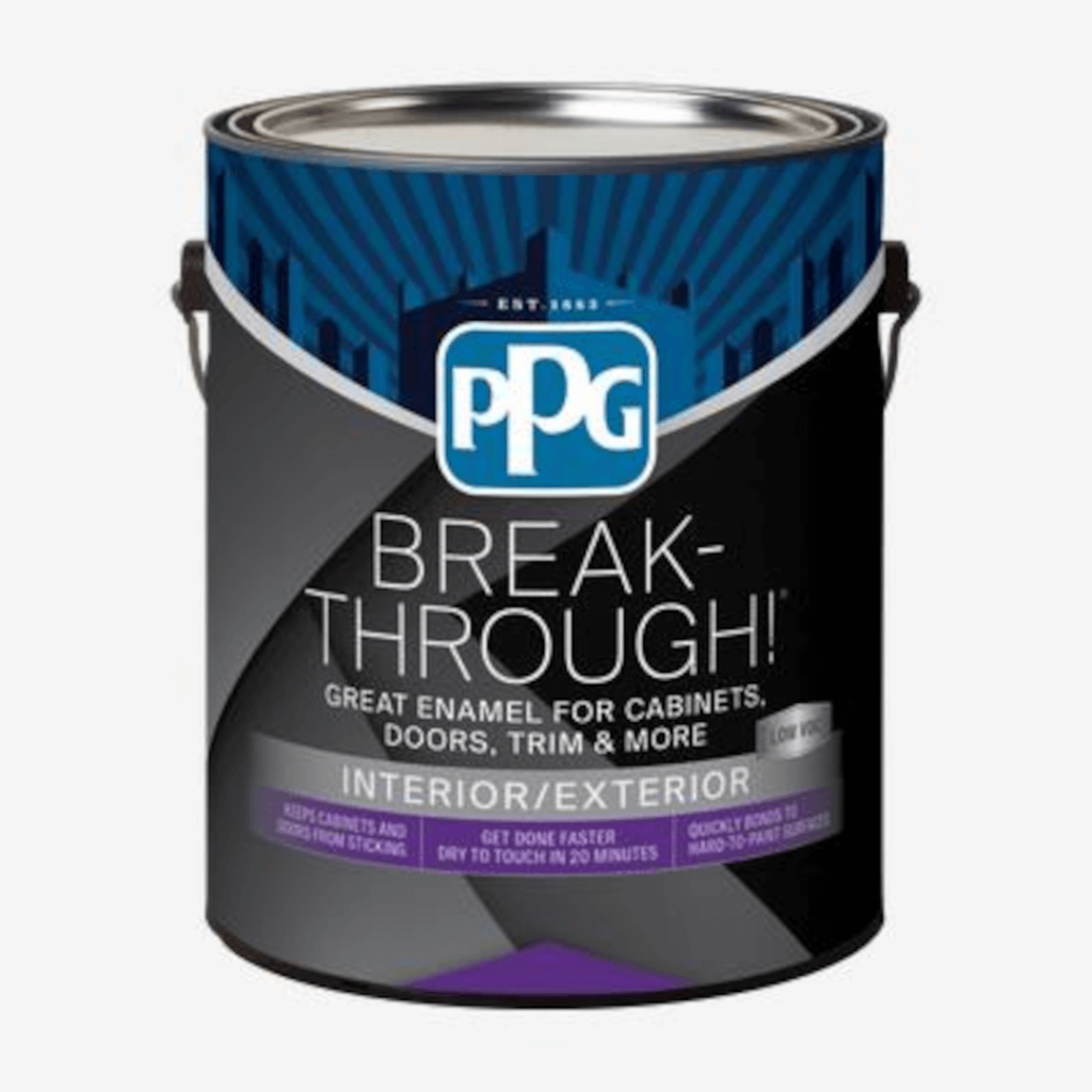 PPG Break-Through Interior Exterior Paint, a versatile and durable paint solution.