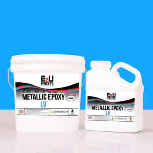 Epoxy 2U Metallic Epoxy is high gloss, beautiful, and available in a wide array of color choices for limitless possibilities.