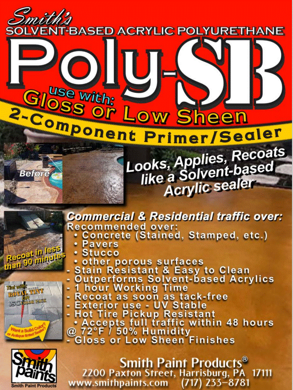 Smith's Poly-SEAL is a single component, fast drying, waterborne polyurethane polymer fused with a cross-linking acrylic.