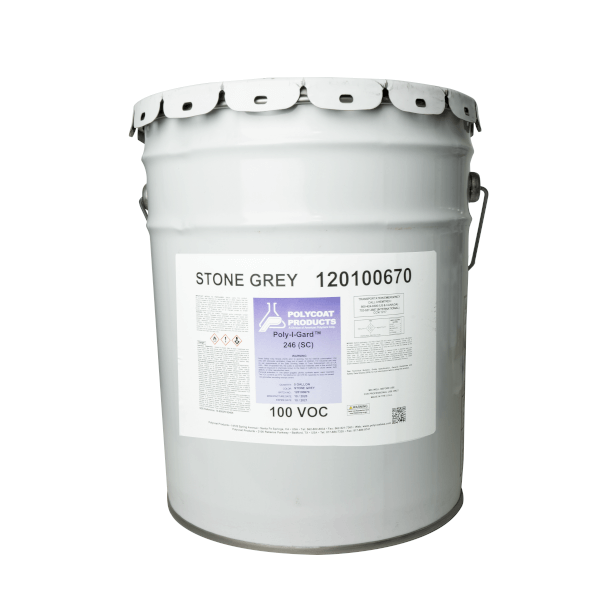 The Poly-I-Gard™ 246SC Vehicular Traffic Deck System is a liquid-applied, high solids, moisture-cured waterproofing system