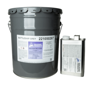 Poly-I-Gard™ 295/295OF is a two component, fast setting, rapid curing and solvent free, high solids, hybrid aliphatic polyurea elastomeric membrane.